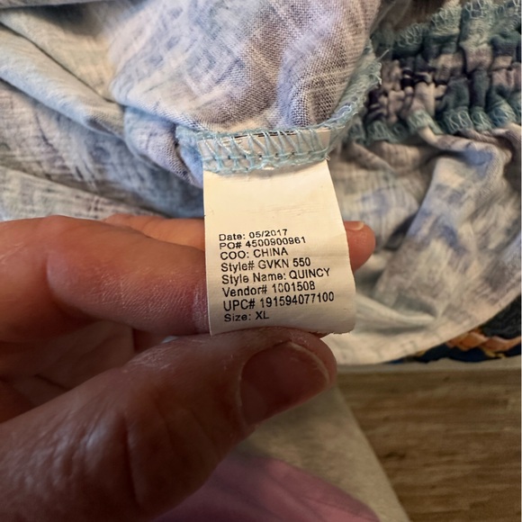 Gloria Vanderbilt Quincy Women’s Top - 
Size XL - Worn 1 Time - 100% Cotton - Picture 5 of 5